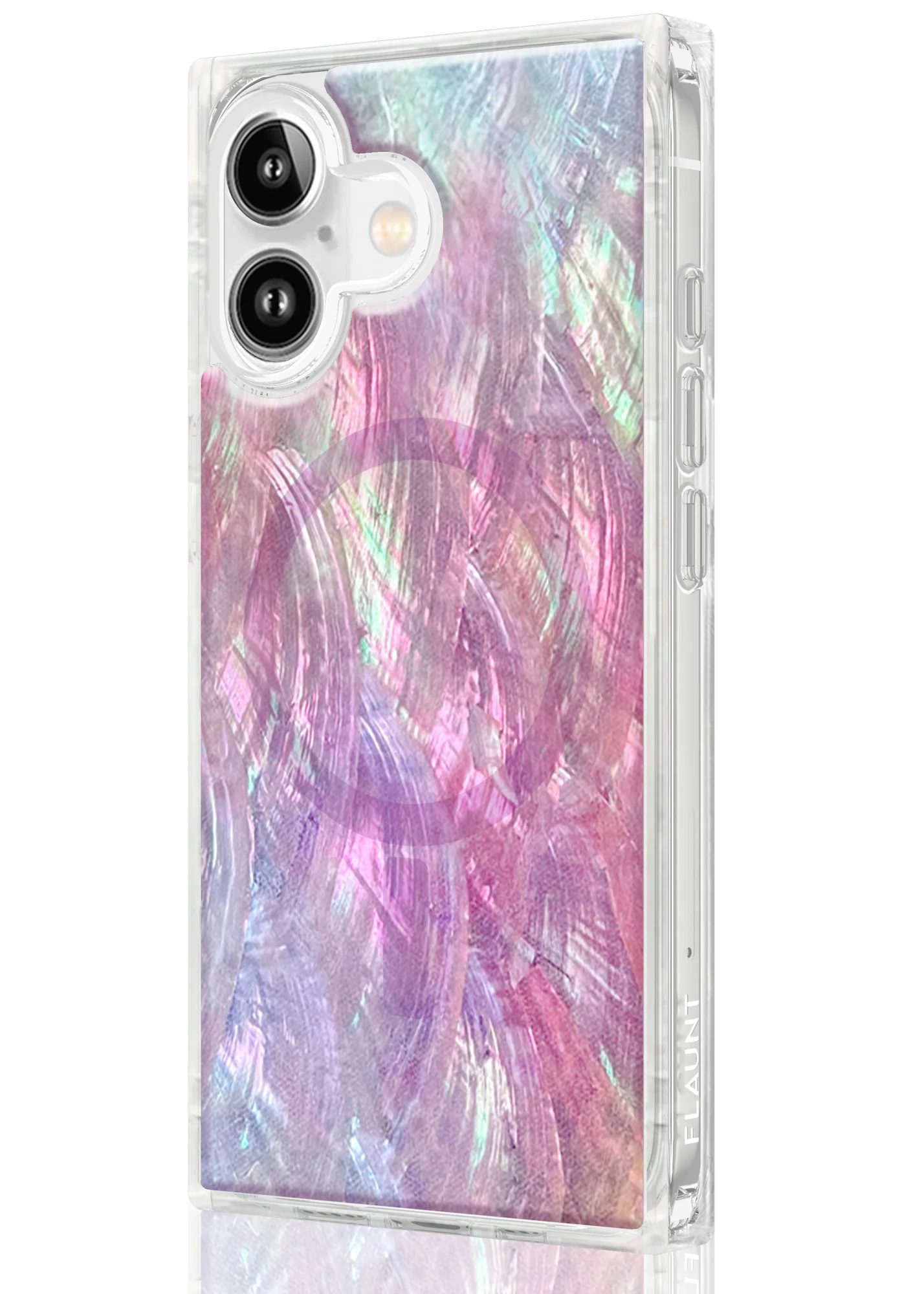 SQUARE® Pink Mother of Pearl iPhone Case - Image 60
