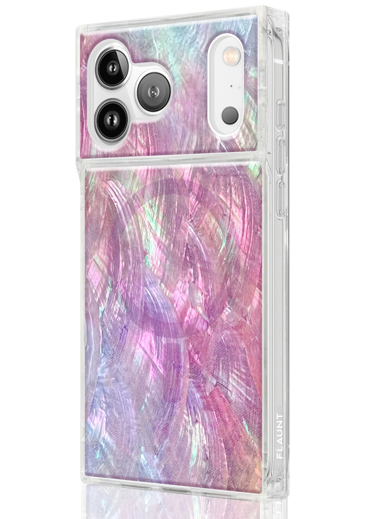 SQUARE® Pink Mother of Pearl iPhone Case - Image 72