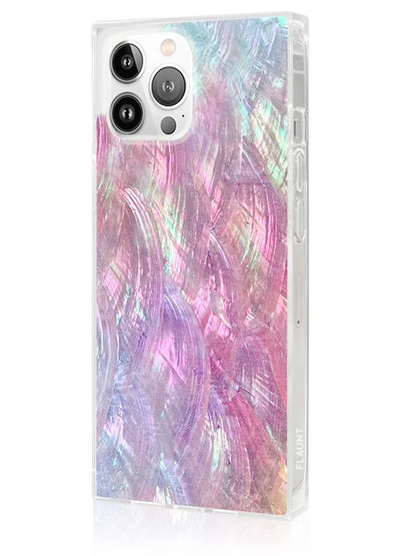 SQUARE® Pink Mother of Pearl iPhone Case - Image 8
