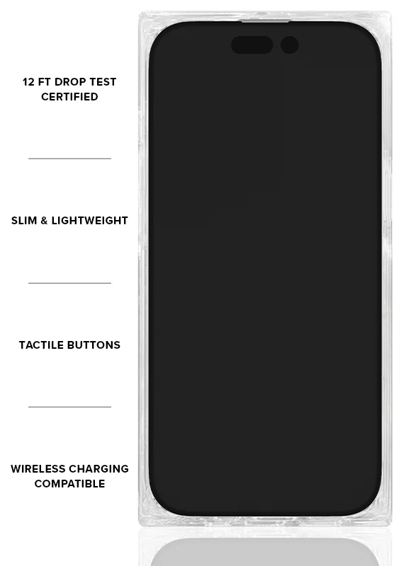 SQUARE® Rainbow Confetti Tortoise Shell iPhone Case - Image 63