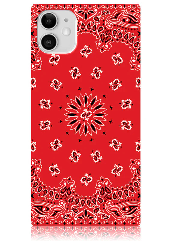 SQUARE® Red Bandana iPhone Case - Image 13