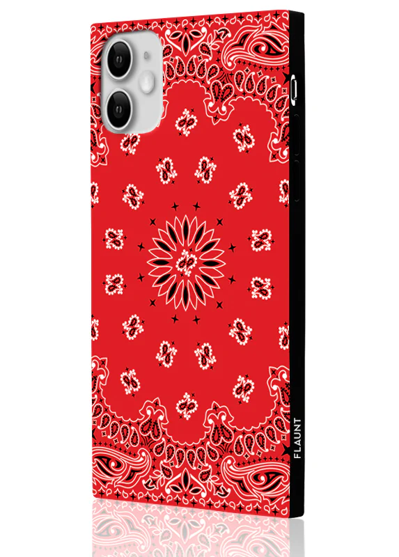SQUARE® Red Bandana iPhone Case - Image 14
