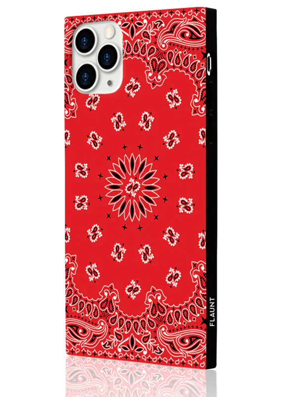 SQUARE® Red Bandana iPhone Case - Image 16