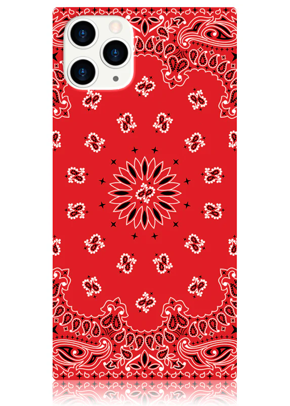 SQUARE® Red Bandana iPhone Case - Image 17