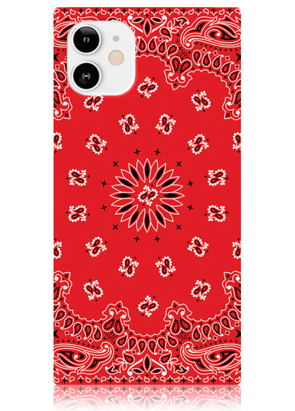 SQUARE® Red Bandana iPhone Case - Image 19