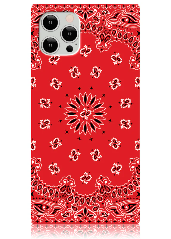 SQUARE® Red Bandana iPhone Case - Image 21