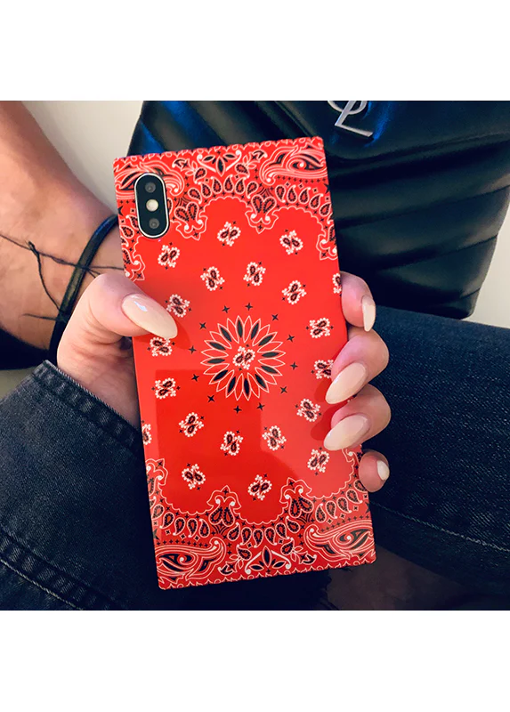 SQUARE® Red Bandana iPhone Case - Image 26
