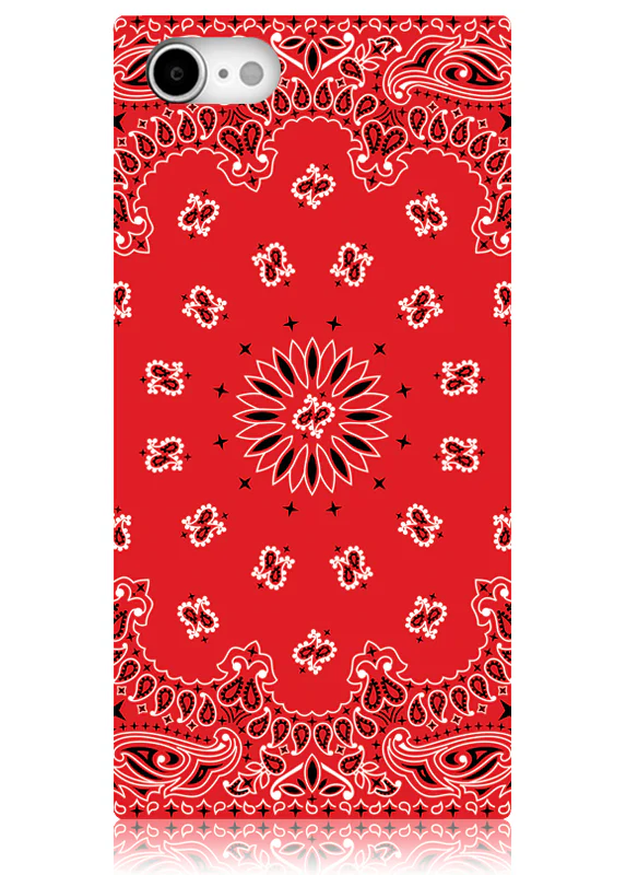 SQUARE® Red Bandana iPhone Case - Image 3
