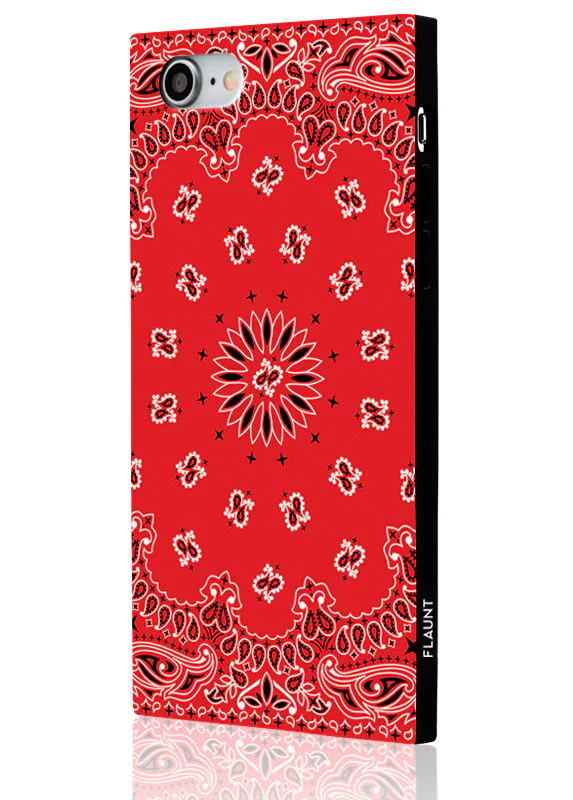 SQUARE® Red Bandana iPhone Case - Image 4