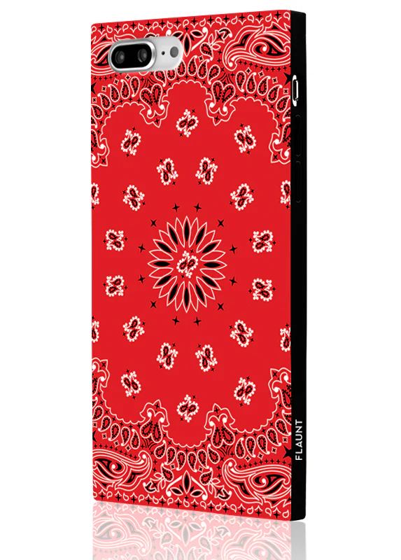 SQUARE® Red Bandana iPhone Case - Image 6