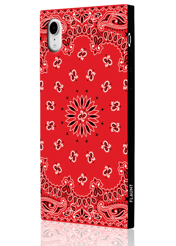 SQUARE® Red Bandana iPhone Case - Image 8