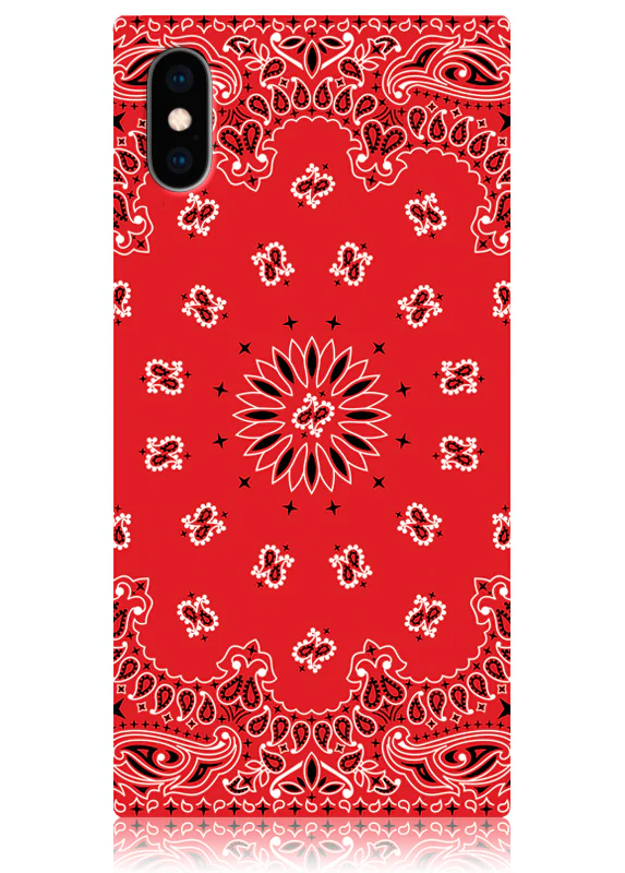 SQUARE® Red Bandana iPhone Case - Image 9