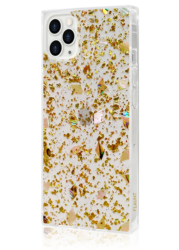 SQUARE® Shell and Gold Flake iPhone Case - Image 22