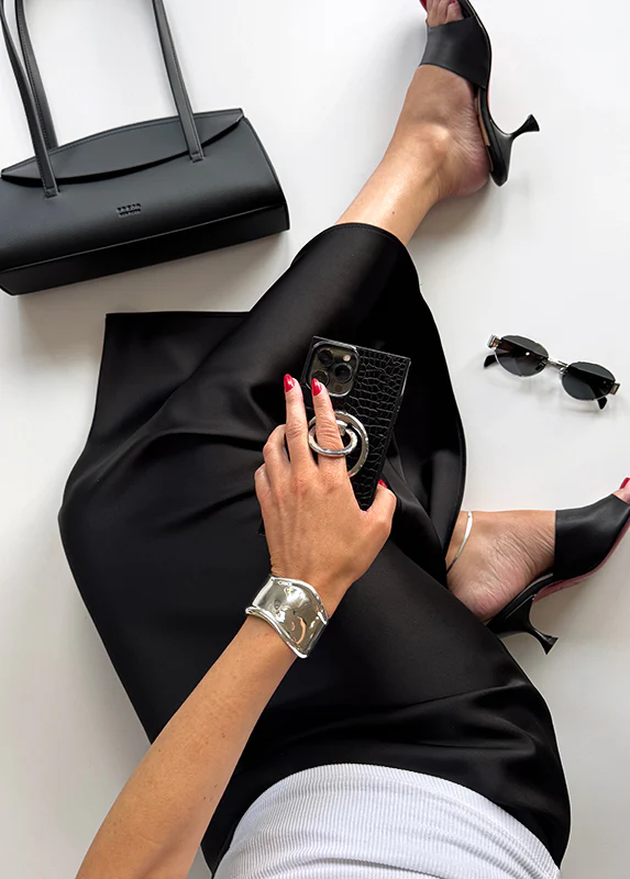 Silver Premium Metallic MagSafe Phone Ring Stand (Works with MagSafe Cases Only) - Image 10