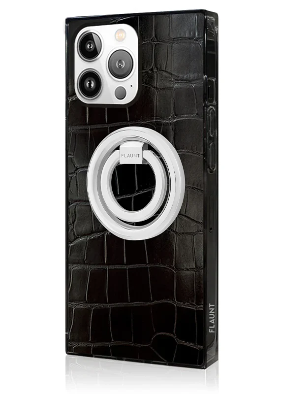 Silver Premium Metallic MagSafe Phone Ring Stand (Works with MagSafe Cases Only) - Image 4