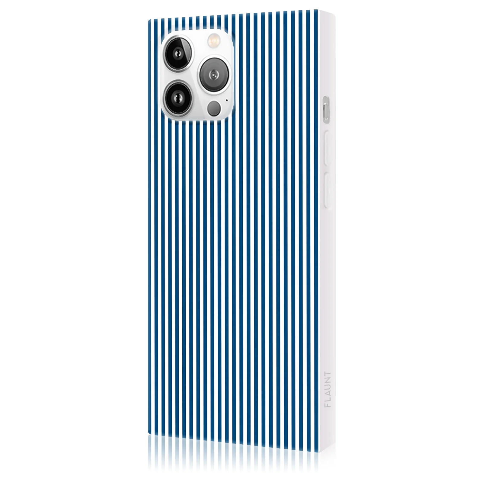 SQUARE® Blue & White Oxford Stripe iPhone Case - Image 22