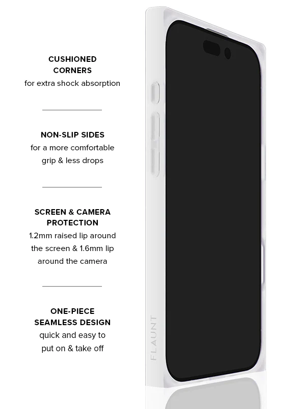 SQUARE® Blue & White Oxford Stripe iPhone Case - Image 58