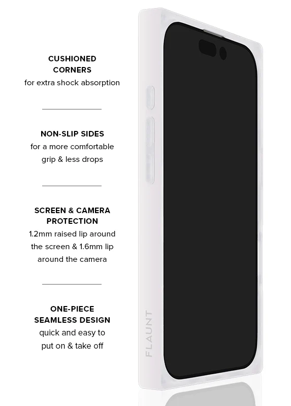 SQUARE® Blue & White Oxford Stripe iPhone Case - Image 64