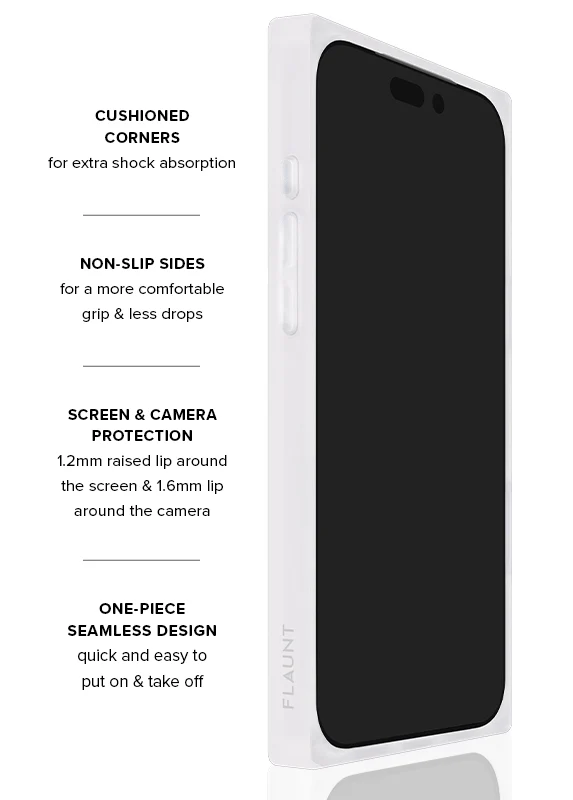 SQUARE® Blue & White Oxford Stripe iPhone Case - Image 74