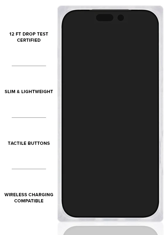 SQUARE® Blue & White Oxford Stripe iPhone Case - Image 75