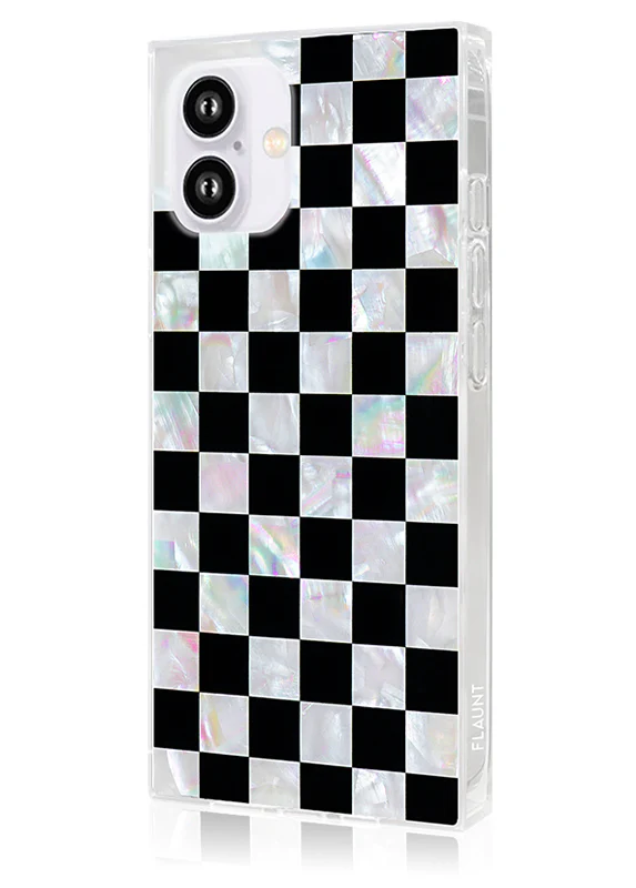 SQUARE® Checkered Mother of Pearl iPhone Case - Image 14