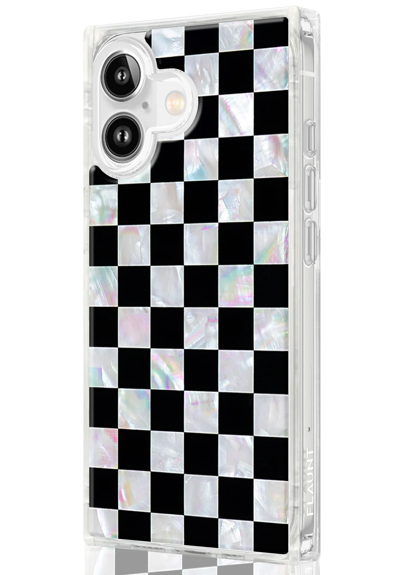 SQUARE® Checkered Mother of Pearl iPhone Case - Image 52