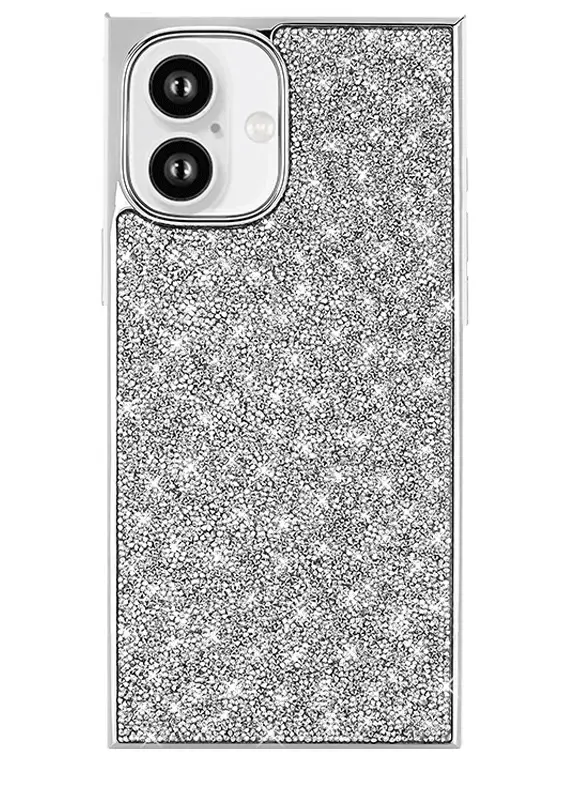 Elite Collection - SQUARE® Silver Crystal Elegance iPhone Case - Image 17