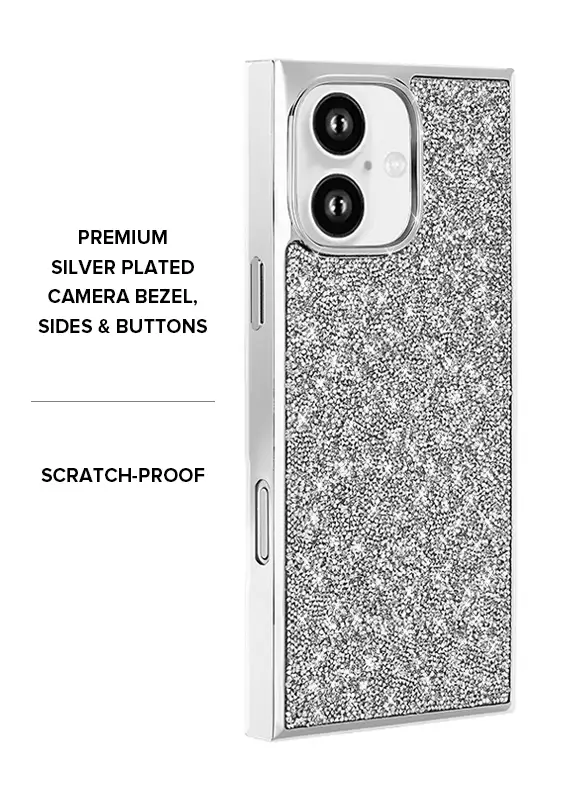 Elite Collection - SQUARE® Silver Crystal Elegance iPhone Case - Image 20