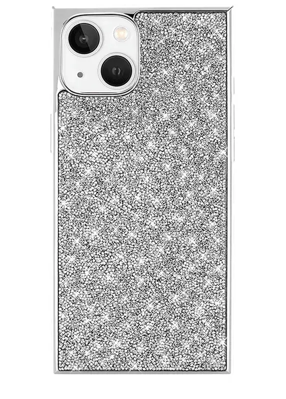 Elite Collection - SQUARE® Silver Crystal Elegance iPhone Case - Image 22