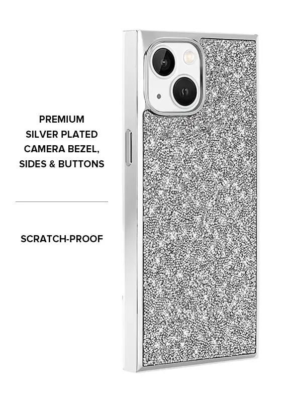 Elite Collection - SQUARE® Silver Crystal Elegance iPhone Case - Image 25