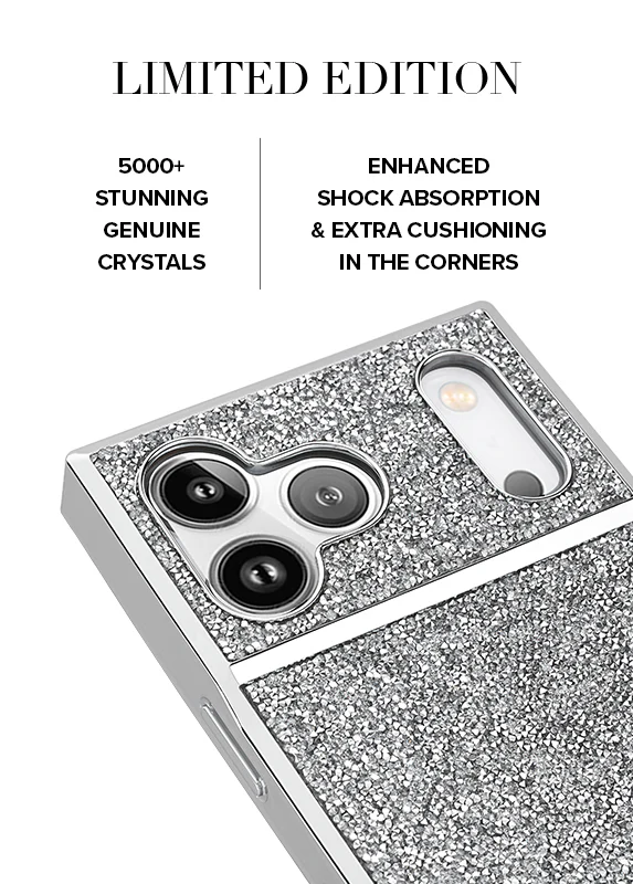 Elite Collection - SQUARE® Silver Crystal Elegance iPhone Case - Image 39