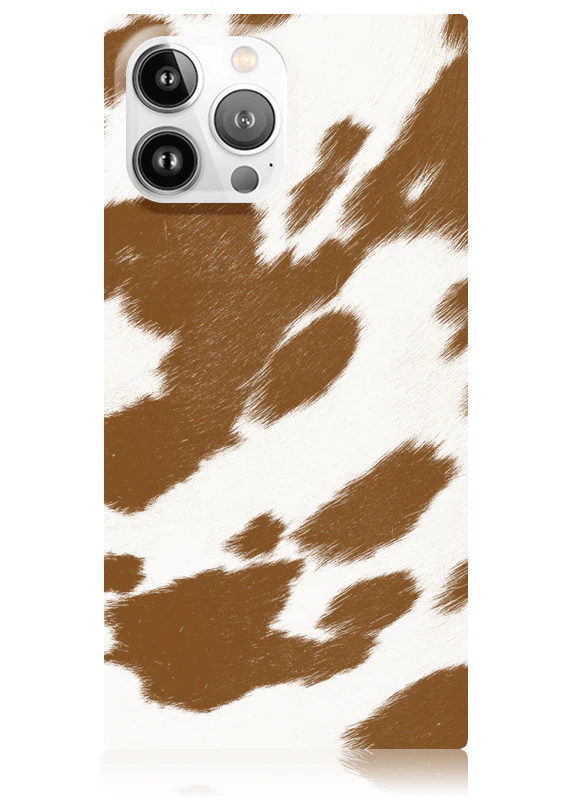 SQUARE® Tan Cow iPhone Case - Image 21