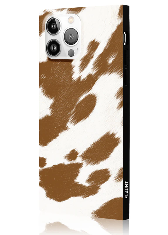 SQUARE® Tan Cow iPhone Case - Image 22