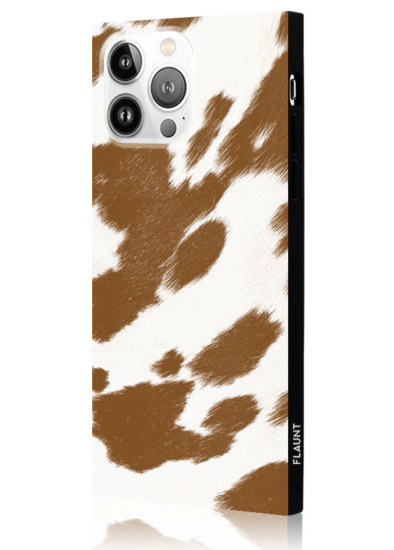 SQUARE® Tan Cow iPhone Case - Image 36