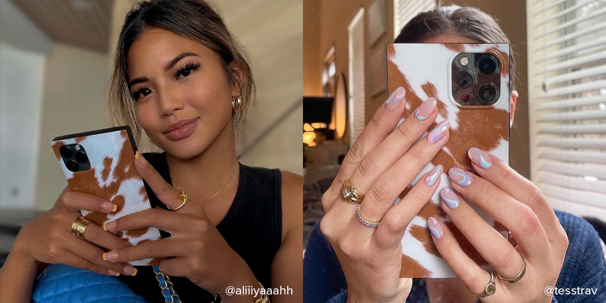 SQUARE® Tan Cow iPhone Case - Image 48