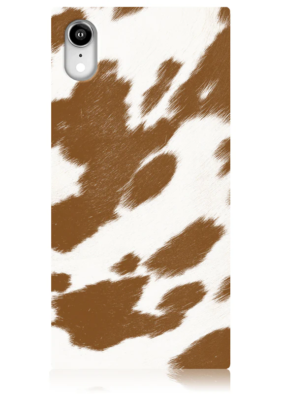 SQUARE® Tan Cow iPhone Case - Image 5