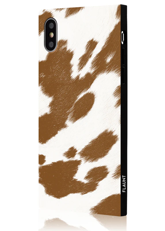 SQUARE® Tan Cow iPhone Case - Image 8