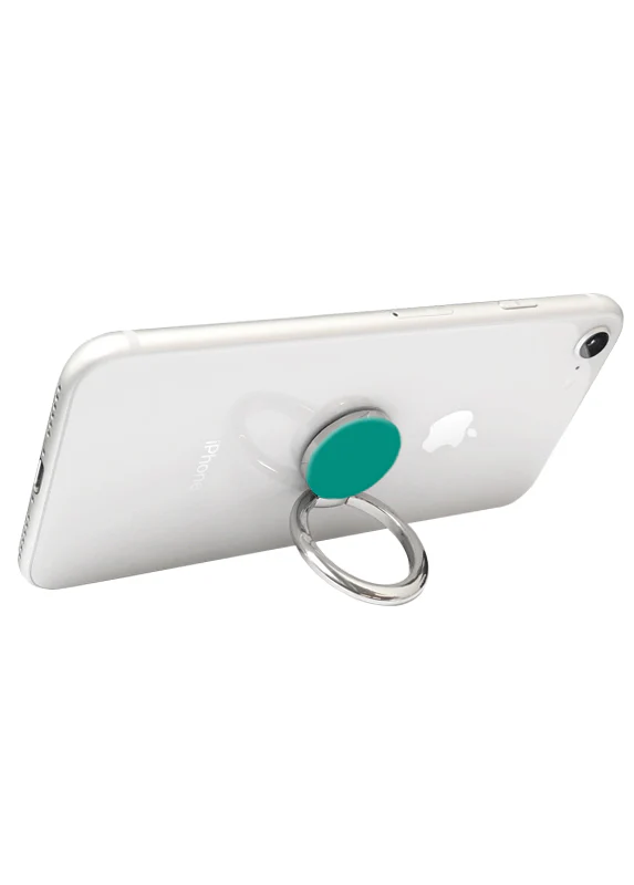 Teal Adhesive Phone Ring Stand - Image 3