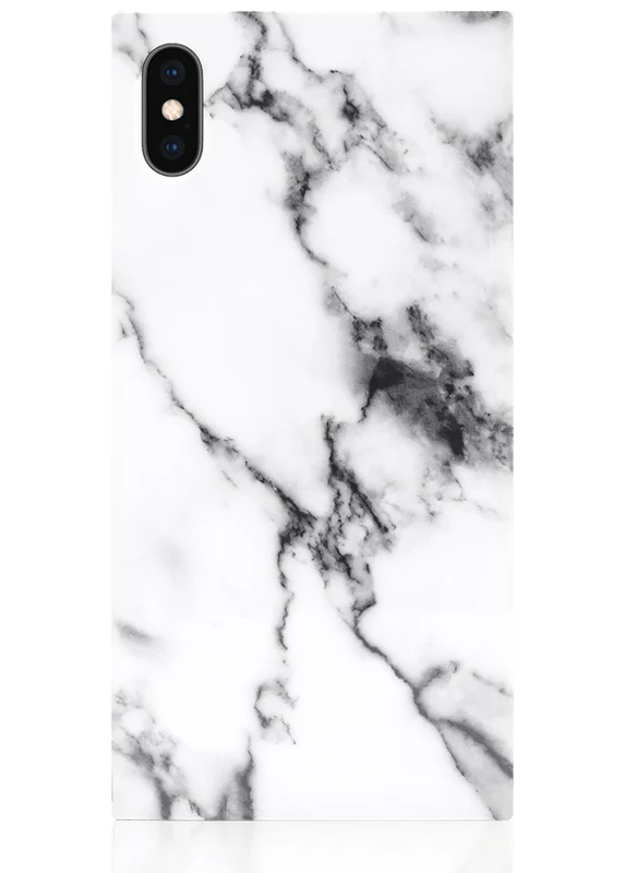 SQUARE® White Marble iPhone Case - Image 11