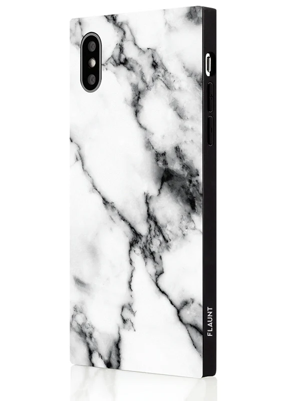 SQUARE® White Marble iPhone Case - Image 14