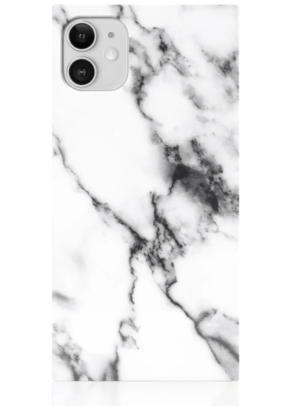 SQUARE® White Marble iPhone Case - Image 15
