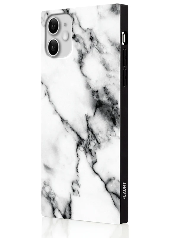 SQUARE® White Marble iPhone Case - Image 16