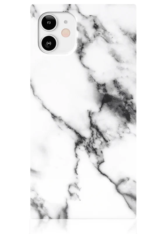 SQUARE® White Marble iPhone Case - Image 21