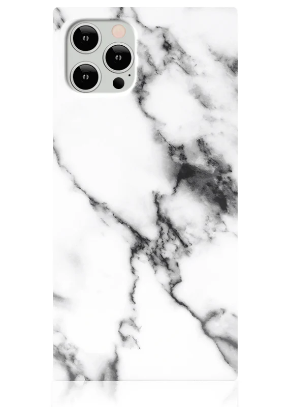 SQUARE® White Marble iPhone Case - Image 23