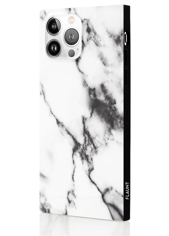 SQUARE® White Marble iPhone Case - Image 28