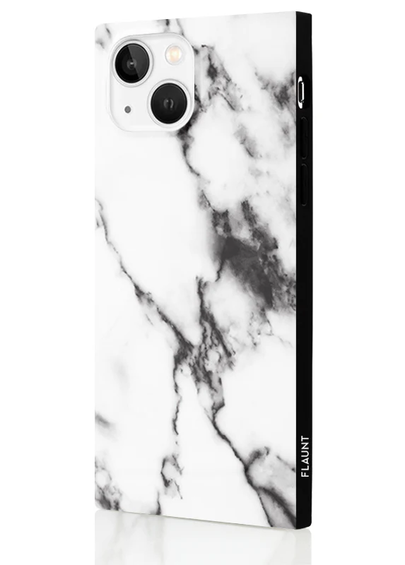 SQUARE® White Marble iPhone Case - Image 30