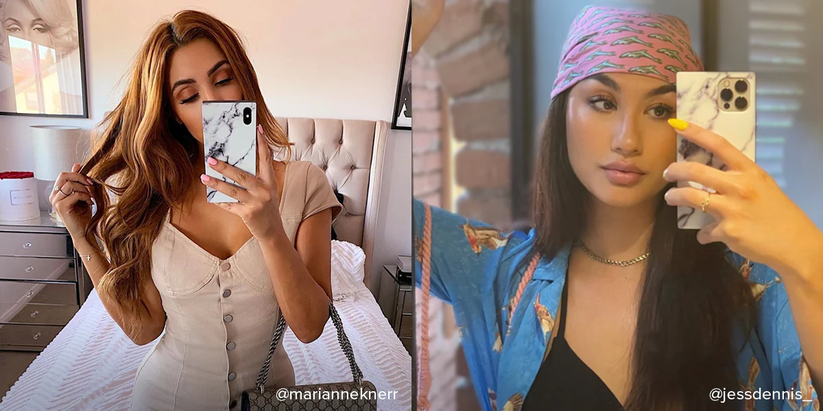 SQUARE® White Marble iPhone Case - Image 40