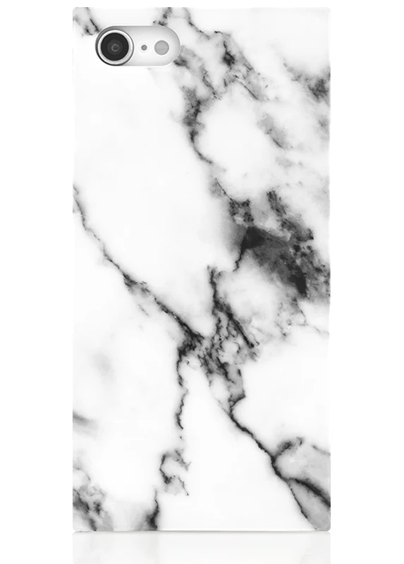 SQUARE® White Marble iPhone Case - Image 5