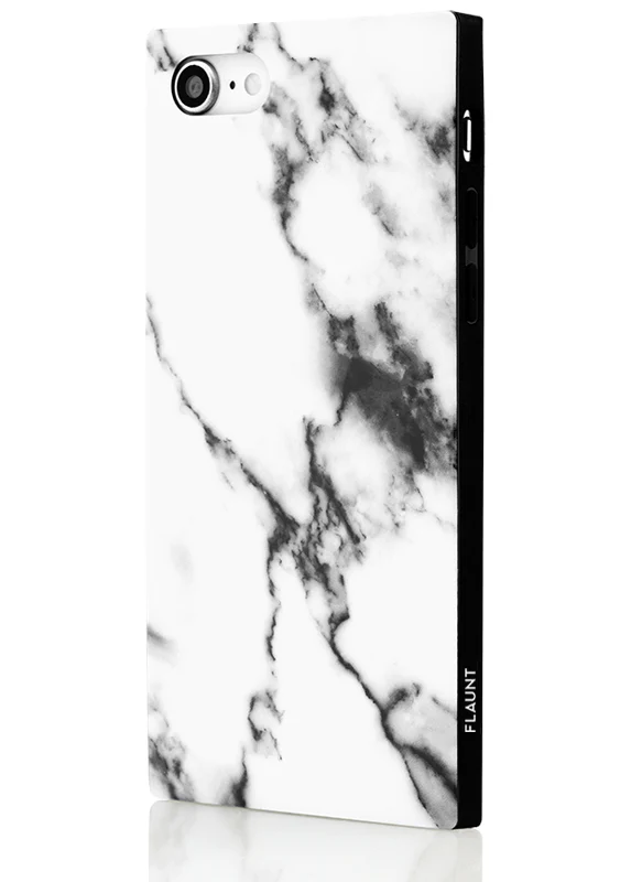 SQUARE® White Marble iPhone Case - Image 6