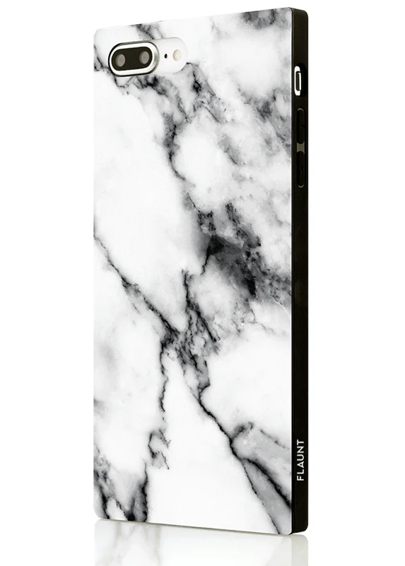 SQUARE® White Marble iPhone Case - Image 8